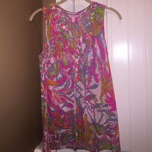 Lilly Pulitzer Pink/multi-colored Tank Top